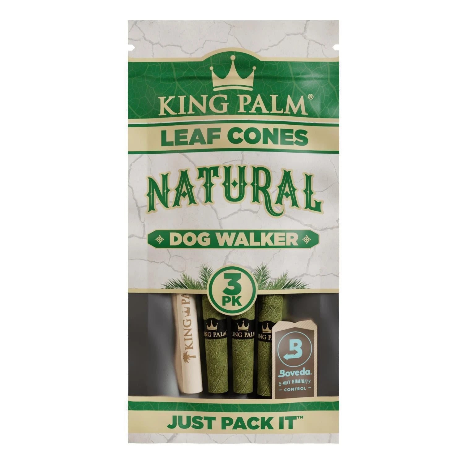 King Palm PreRolled Palm Cones (3 Stück) - Natural King Palm